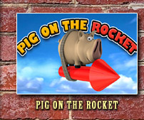 Click to play Pig on the Rocket